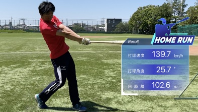 通常計測(バッティング)イメージ