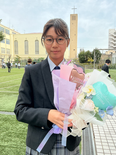 TOEFL Junior800点を獲得した大阪信愛学院中学校3年生（当時）の北村雛菜さん