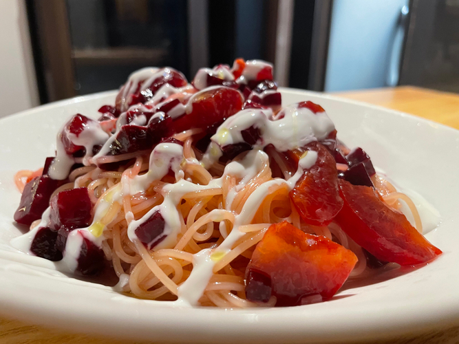 メニューは旬の野菜に合わせて変わります　