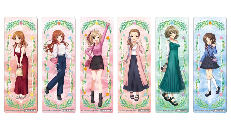 クリアしおり(6人1セット)