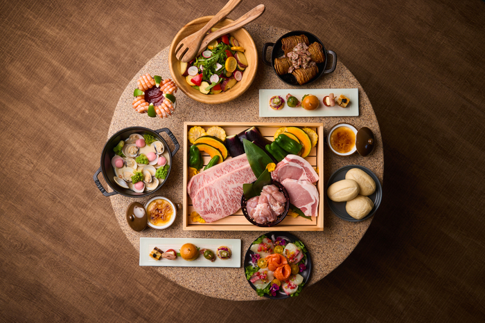 お食事はBBQコースをご用意　&copy;AVII IMAGEWORKS