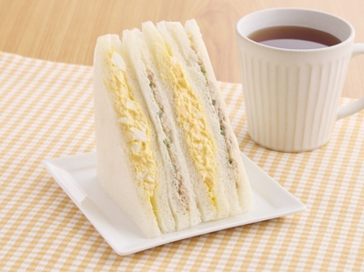 ツナたまごサンド 増量 イメージ