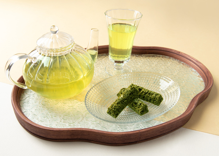 「碾茶入り抹茶クランチショコラ」&times;玉露