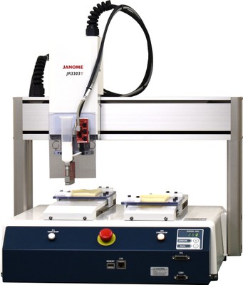 図1 JR3303Tを使用した塗布ロボット