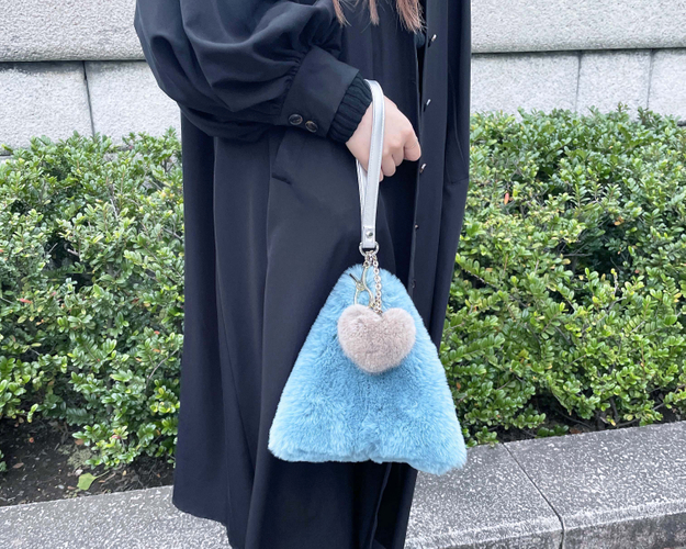 ミンク　ハートチャーム