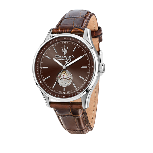 42MM AUTO BROWN DIAL BROW ST