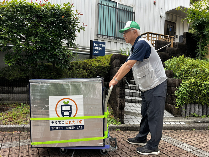 配送の様子