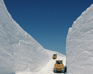 富山県と長野県を結ぶ「立山黒部アルペンルート」、 全線開通に向けた除雪情報を3月12日(火)から配信！