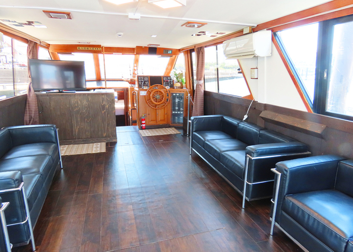 室内でくつろぐこともできます