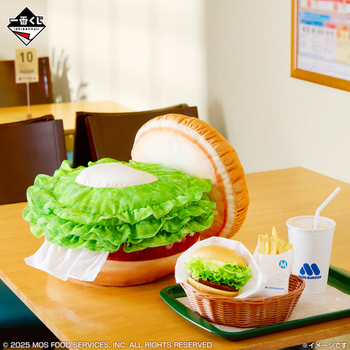 A賞：テリヤキバーガー ティッシュケース(イメージカット)