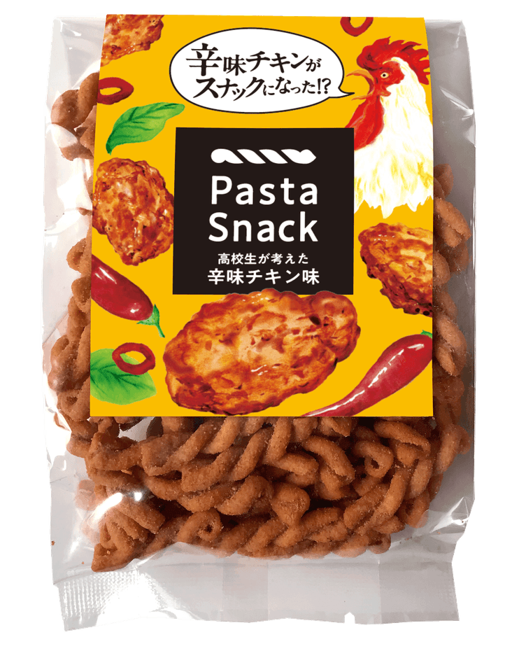 商品画像_パスタスナック高校生が考えた辛味チキン味