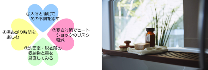 快適なお風呂時間で寒い冬を乗り切る4つの「幸せTips」
