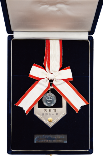 中日ドラゴンズ投手として受賞した沢村賞メダル