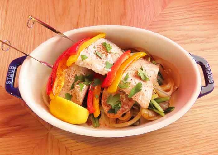 メカジキと野菜のブロシェット  &yen;2400