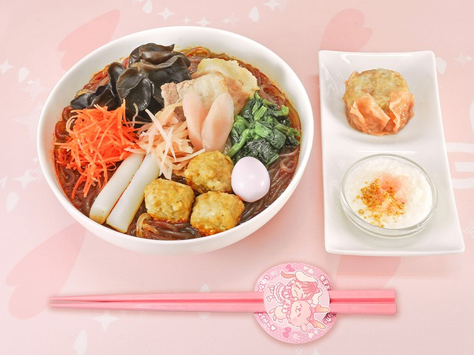 【もえあず&times;岩下の新生姜】ニュージンジャー麻辣湯～ピンクのとろろ＆岩下の新生姜シウマイ付き～