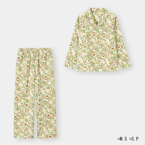 商品名サテンパジャマ(長袖)MS +X 価格&yen;2,990