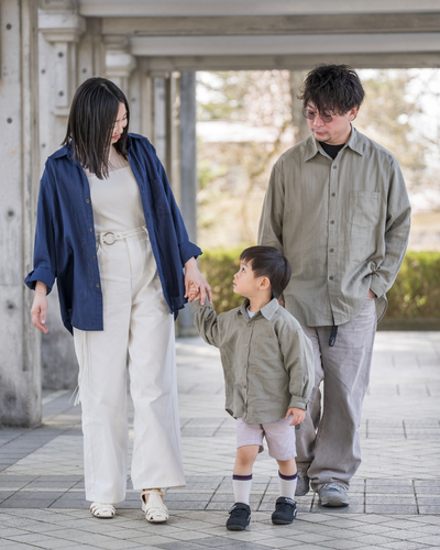 親子でお揃いのシャツ販売