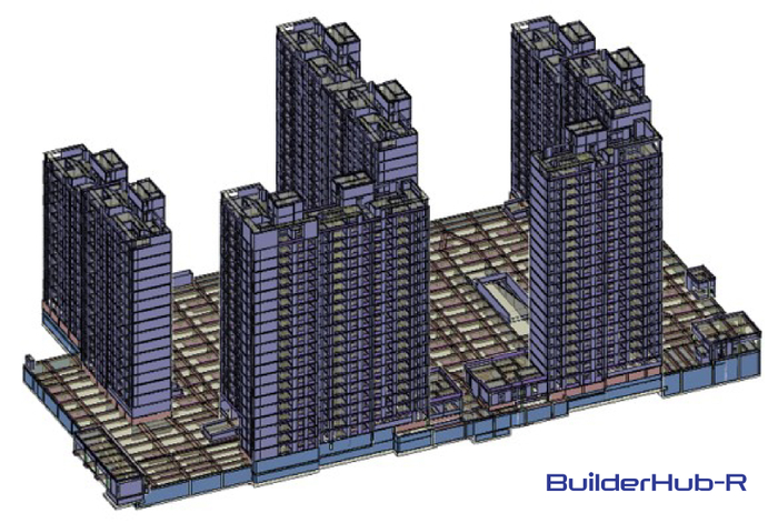 大規模プロジェクトのBIMモデルも図面から短時間で生成可能