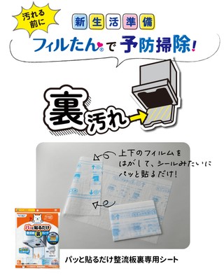 パッと貼るだけ整流板裏専用シート