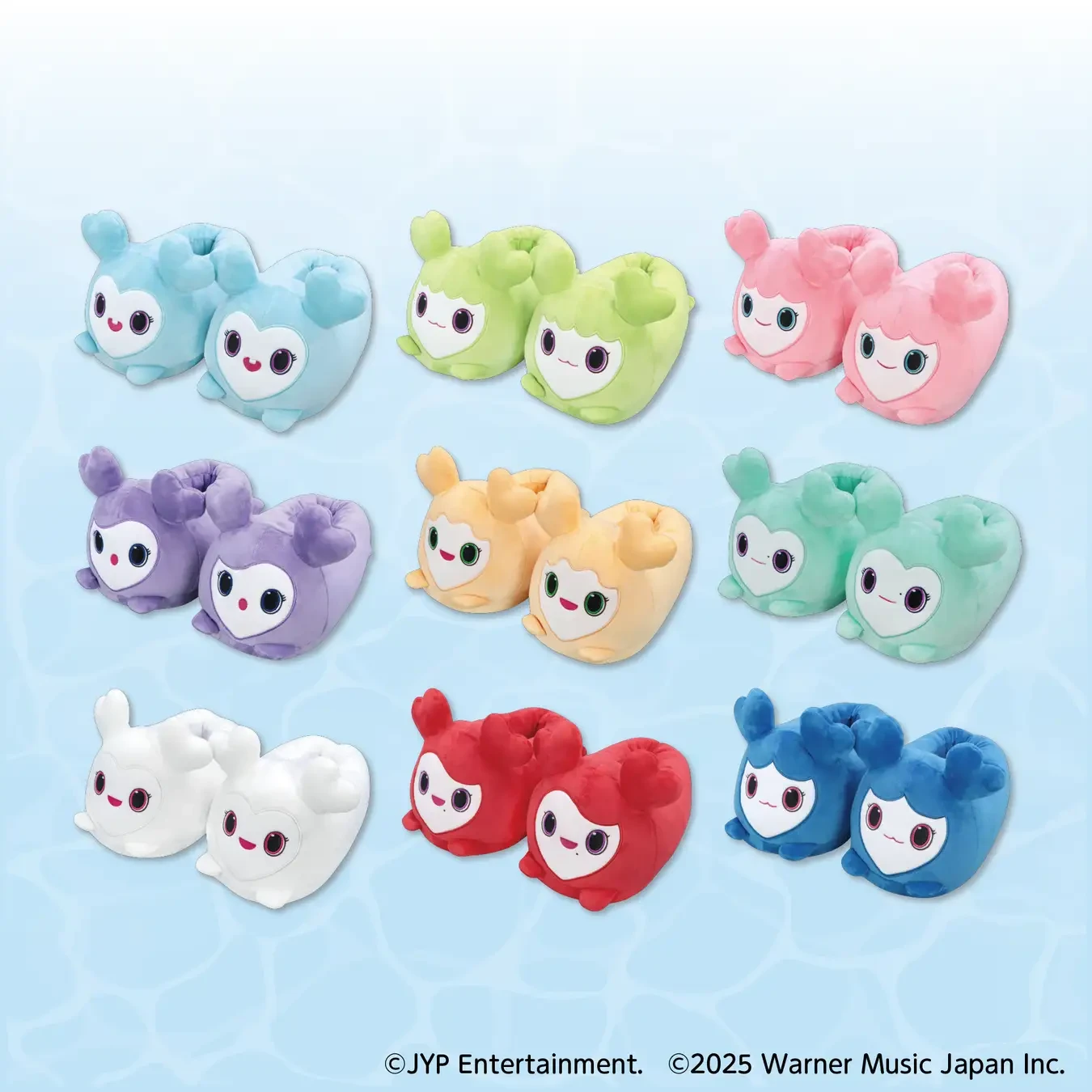 ▲TWICE LOVELYS　ぬいぐるみスリッパ（全9種）