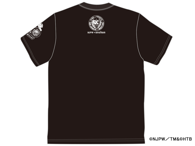 コラボTシャツ　バック (C)NJPW／TM＆(C)HTB
