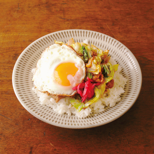 目玉on焼きそば味メシ