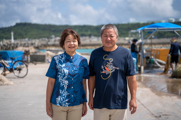 有限会社シーワークス　代表の喜納さんご夫婦