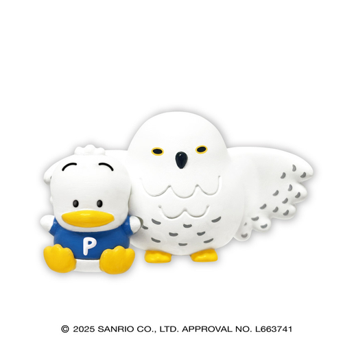 シロフクロウとあひるのペックル