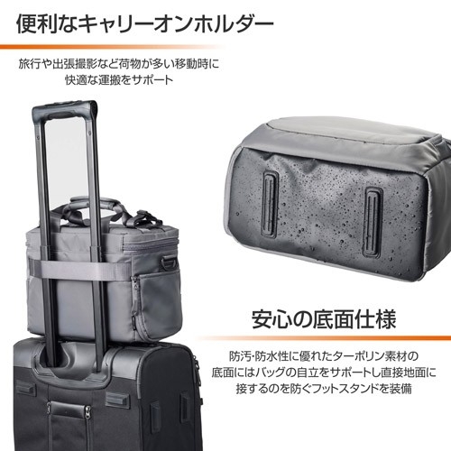 ショルダー以外の使い方にも対応した3way仕様