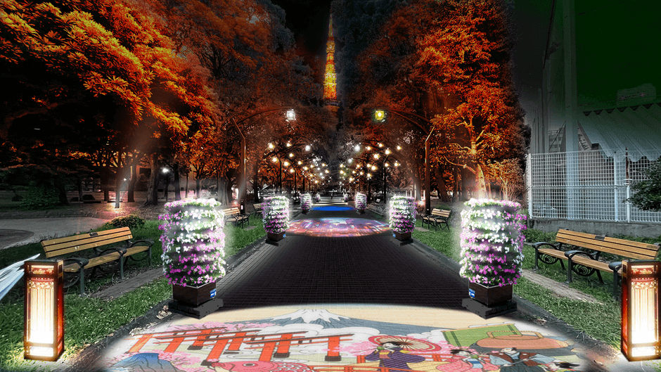 芝公園ライトアップ(イメージ)