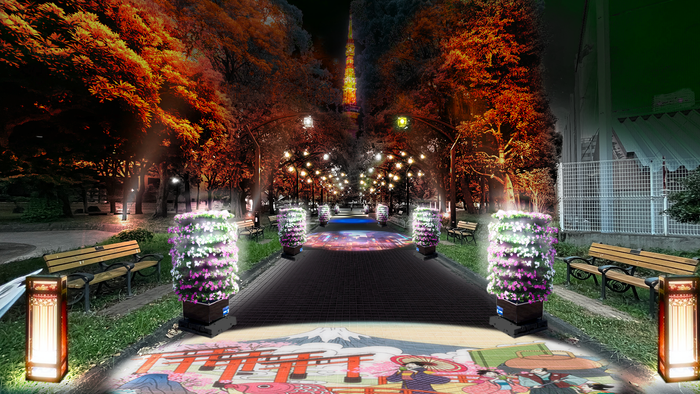 芝公園ライトアップ（イメージ）