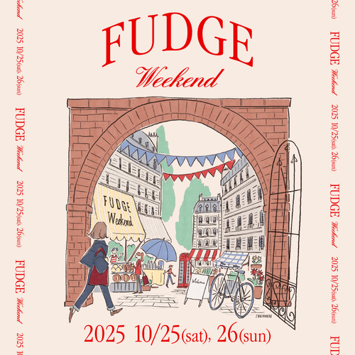 FUDGE Weekendのお知らせ