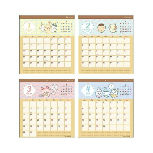 ちいかわ2026ウォールカレンダー