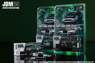 ドリキンこと土屋圭市氏の愛車である 「AE86 ストリート号」カーボンドアテスト仕様の1/64 ミニカーが ポストホビー限定モデルとして登場！！ただいま予約受付中！