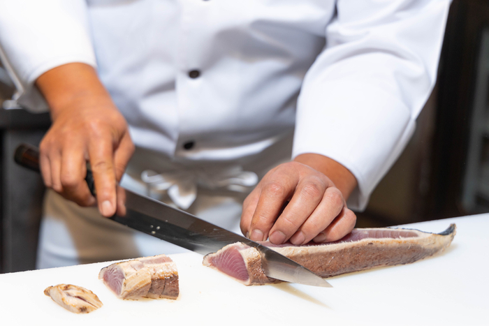 新鮮な三陸の海の幸を中心にその日の水揚げで料理長が厳選