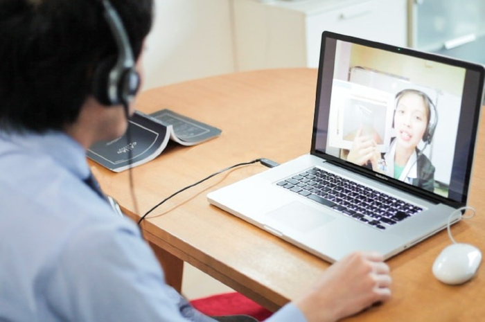 レッスン受講の様子