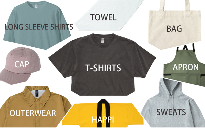 展開アイテム一覧