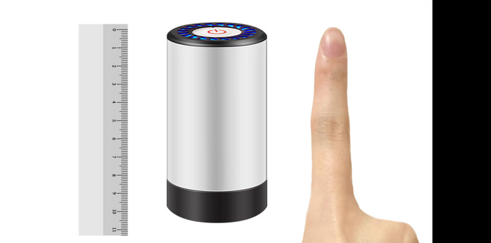 サイズはわずか高さ94㎜、外周&phi;51mm