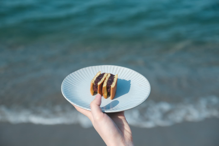 湯ノ塩から徒歩1分の海と塩カリどら