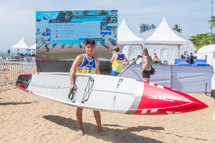 八洲学園SUP部門　宮平 琥太朗君