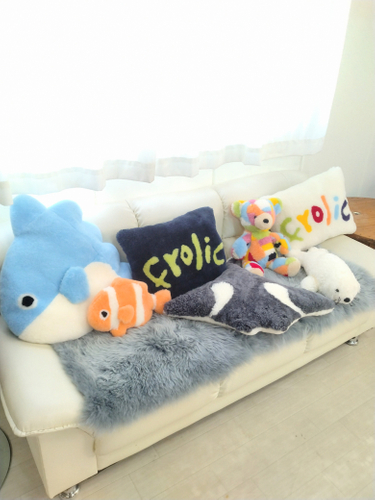 海の仲間たちと森のお友達&ピロークッション
