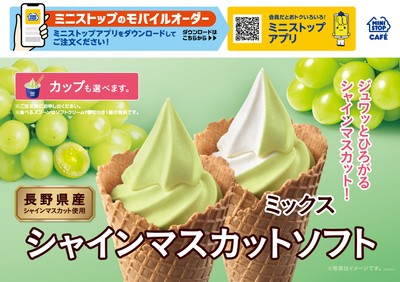 シャインマスカットソフト販促物(画像はイメージです。)