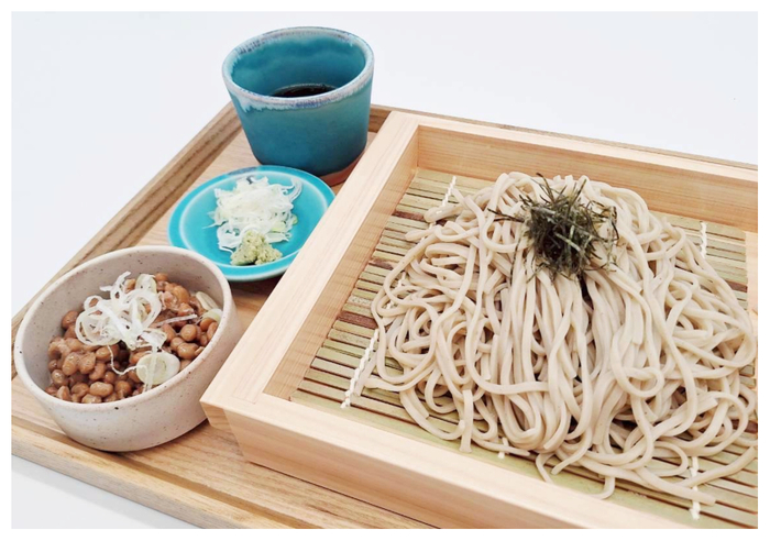 新そば 常陸秋そばの納豆ざるそば　