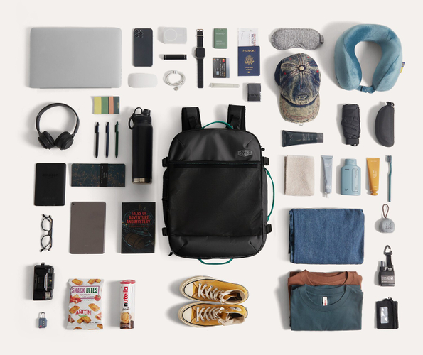 40Lの大容量で3泊以上の旅もOK