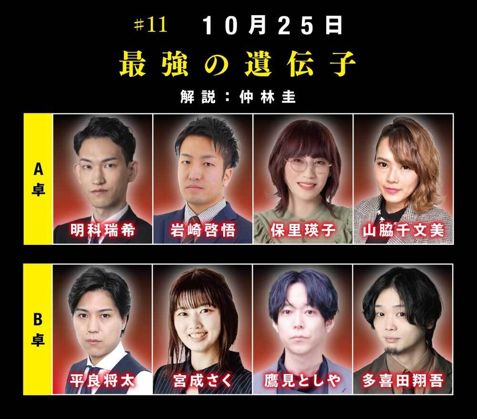 ＃11　10月25日「最強の遺伝子」
