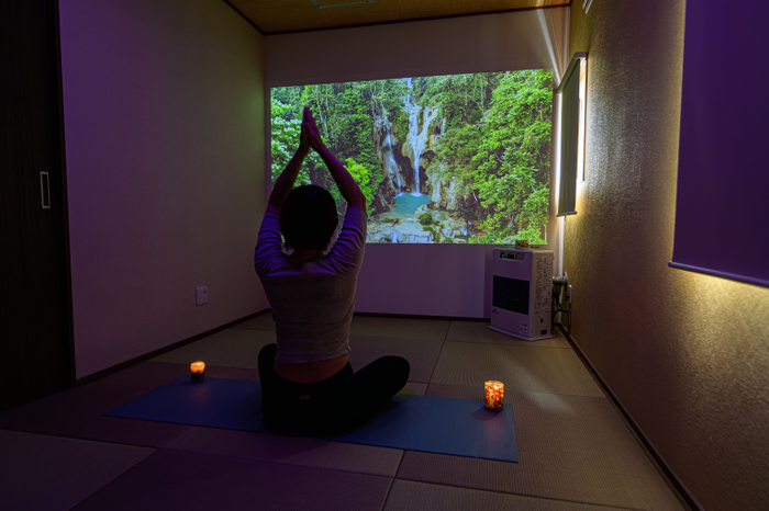 和室　プロジェクター