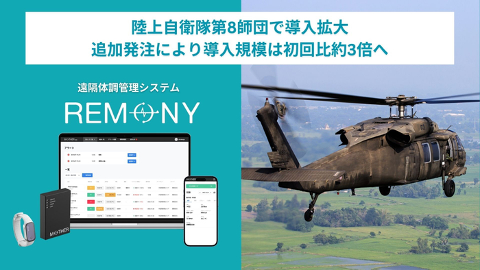 MOTHER Bracelet&reg;︎陸上自衛隊第8師団で導入拡大