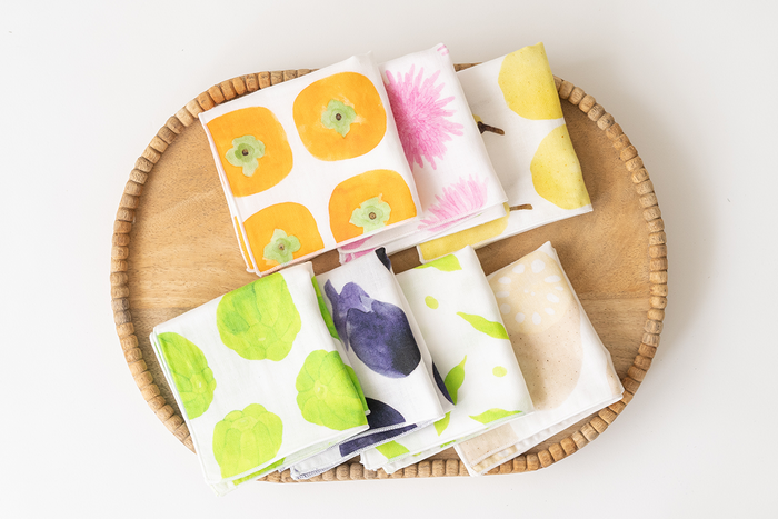 そよ風(かぜ)ガーゼ｜ながおか・にいがたの野菜果物(7種展開)
