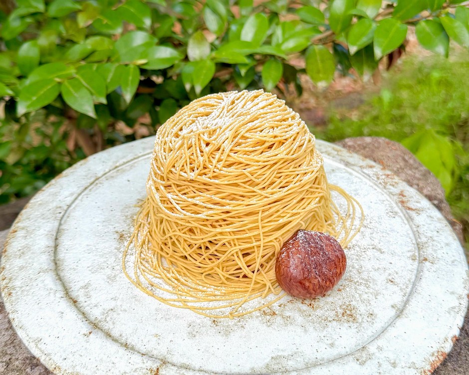 <丹波本店>丹波栗のしぼりたてモンブラン~夏季限定 やわもちアイス仕立て~