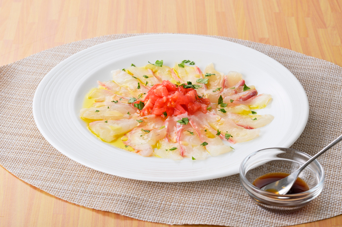 真鯛のカルパッチョ